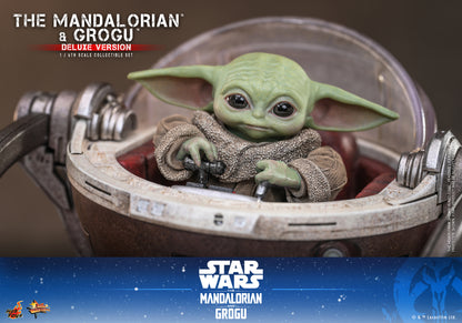 Hot Toys - MMS872 - Star Wars: The Mandalorian & Grogu™ - The Mandalorian™ and Grogu™ (Deluxe Version) 1/6th scale Collectible Set Pre-order NOW