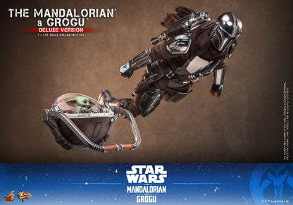 Hot Toys - MMS872 - Star Wars: The Mandalorian & Grogu™ - The Mandalorian™ and Grogu™ (Deluxe Version) 1/6th scale Collectible Set Pre-order NOW