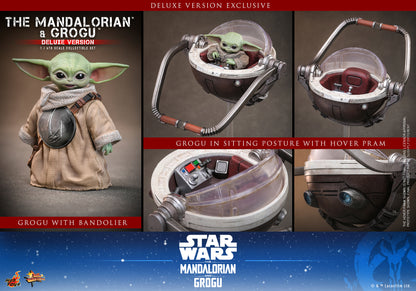 Hot Toys - MMS872 - Star Wars: The Mandalorian & Grogu™ - The Mandalorian™ and Grogu™ (Deluxe Version) 1/6th scale Collectible Set Pre-order NOW