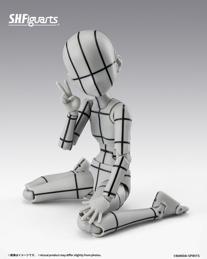 Tamashii Nations - S.H.Figuarts - BODY-CHAN -KEN SUGIMORI- Edition -WIREFRAME-(Gray Color Ver.) Pre-order NOW