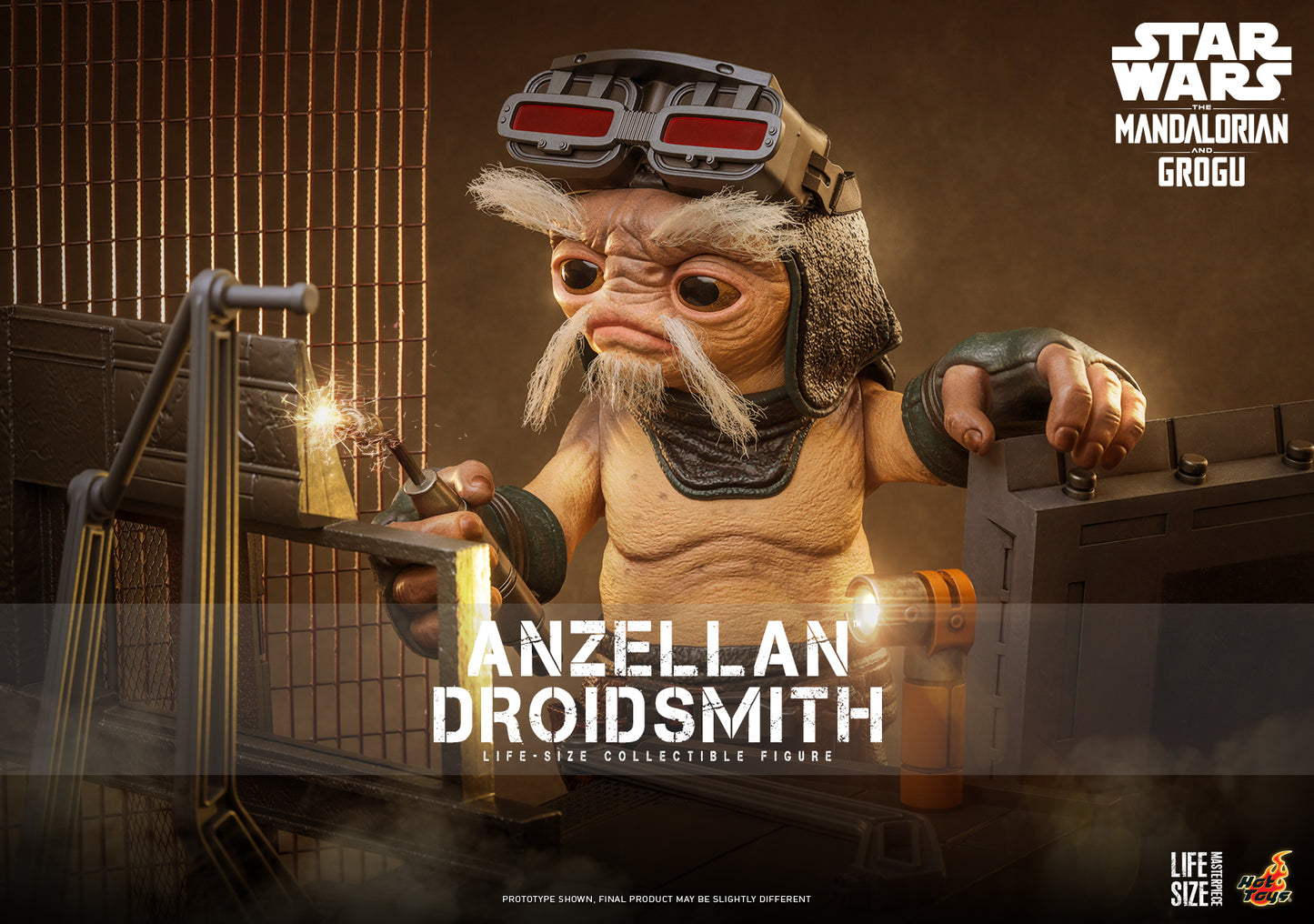 Hot Toys - LMS017 - Star Wars: The Mandalorian & Grogu™ - Anzellan Droidsmith™ Life-Size Collectible Set Pre-order NOW