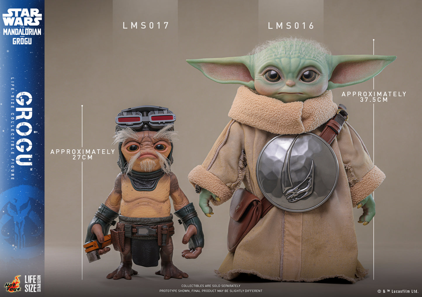 Hot Toys - LMS016 - Star Wars: The Mandalorian & Grogu™ - Grogu™ Life-Size Collectible Set Pre-order NOW