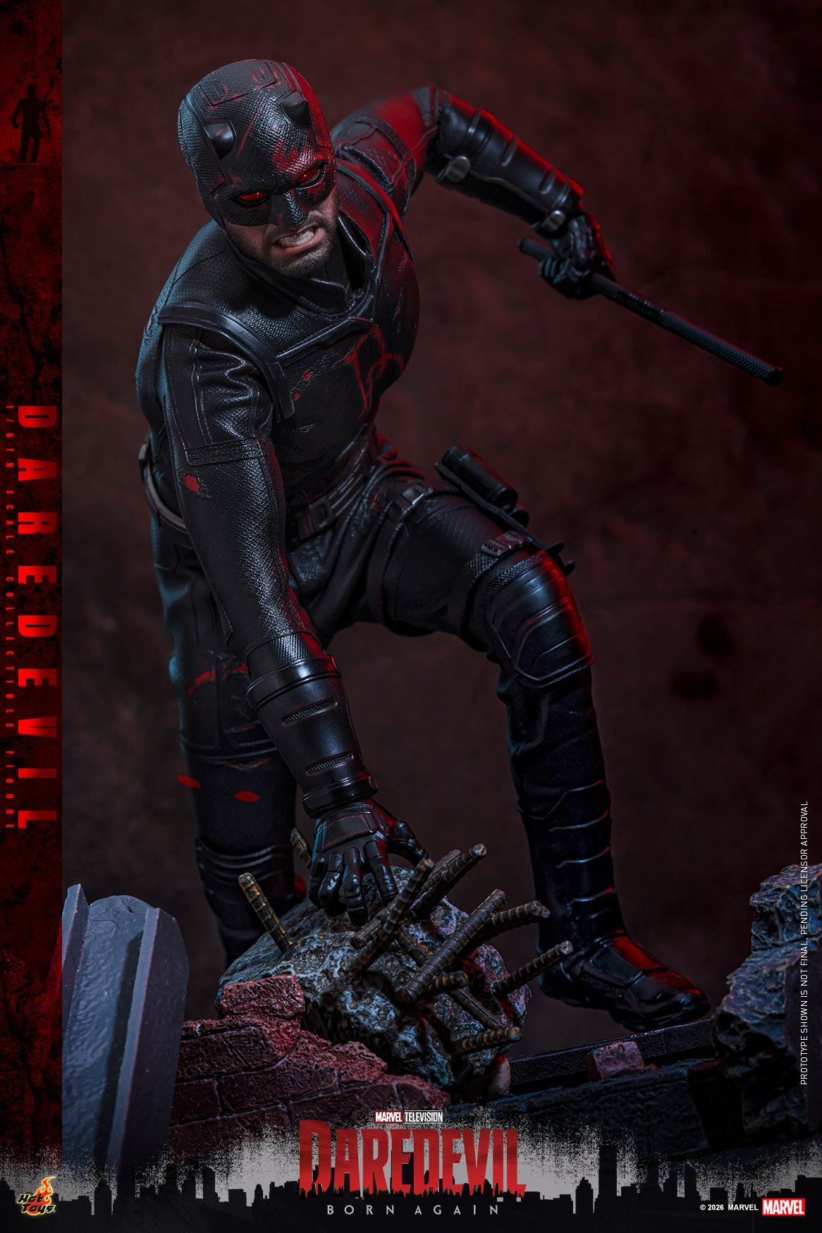 Hot Toys - TMS186 - Daredevil Born Again: 1/6th Scale Daredevil Collectible Figure Pre-order NOW
