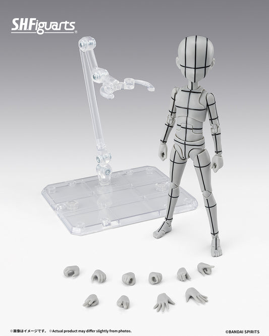 Tamashii Nations - S.H.Figuarts - BODY-KUN -KEN SUGIMORI- Edition -WIREFRAME-(Gray Color Ver.) Pre-order NOW