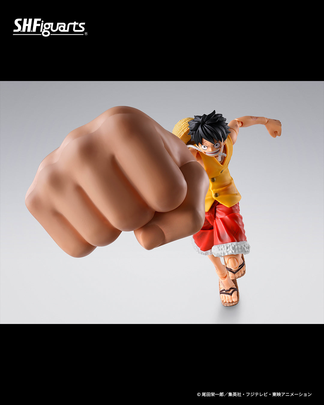 Tamashii Nations - S.H.Figuarts - One Piece: MONKEY.D.LUFFY -MARINEFORD- “GEAR THREE” OPTION PARTS SET Pre-order NOW