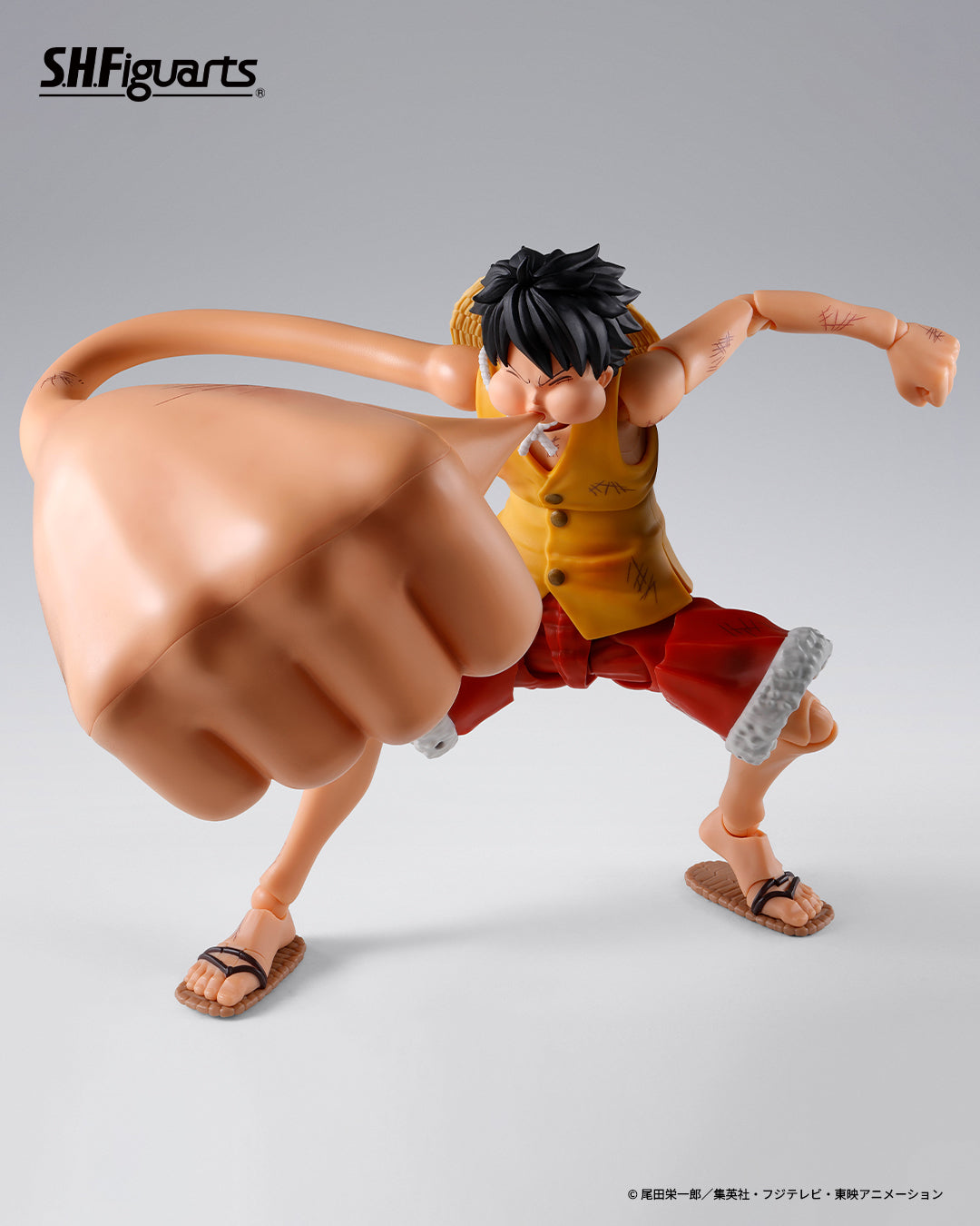 Tamashii Nations - S.H.Figuarts - One Piece: MONKEY.D.LUFFY -MARINEFORD- “GEAR THREE” OPTION PARTS SET Pre-order NOW