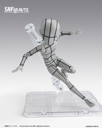 Tamashii Nations - S.H.Figuarts - BODY-KUN -KEN SUGIMORI- Edition -WIREFRAME-(Gray Color Ver.) Pre-order NOW