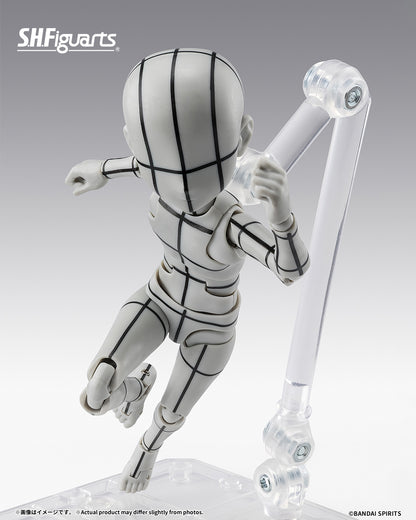 Tamashii Nations - S.H.Figuarts - BODY-KUN -KEN SUGIMORI- Edition -WIREFRAME-(Gray Color Ver.) Pre-order NOW