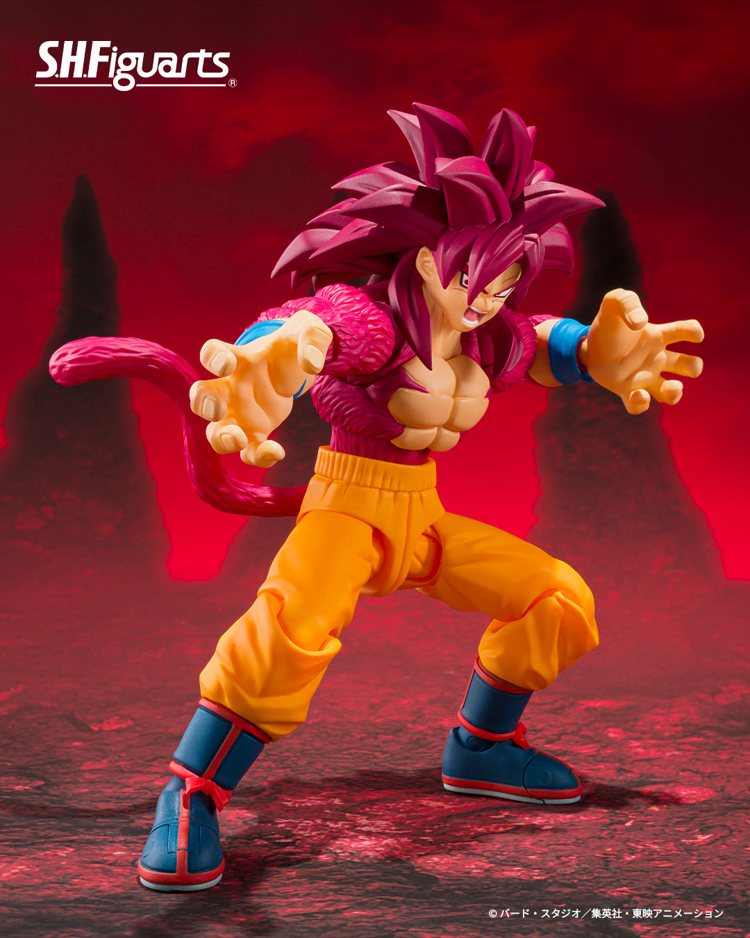 Tamashii Nations - S.H.Figuarts - Dragon Ball Daima: Super Saiyan 4 Son Goku Pre-order NOW