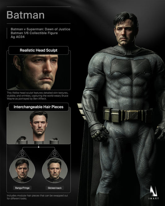 INART - Batman VS Superman Dawn of Justice: 1/6th Scale Batman Collectible Figure Pre-order NOW
