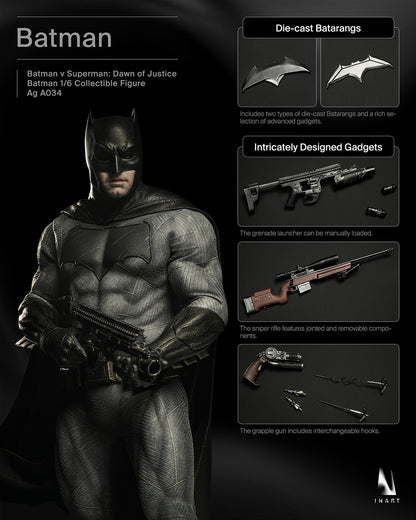 INART - Batman VS Superman Dawn of Justice: 1/6th Scale Batman Collectible Figure Pre-order NOW