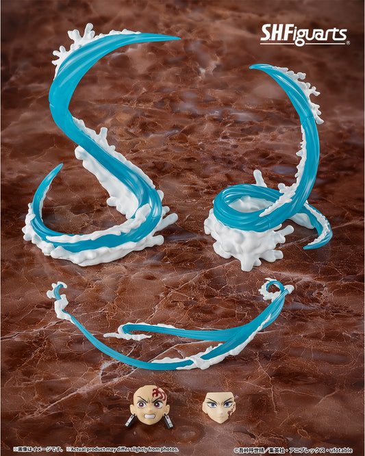 Tamashii Nations - S.H.Figuarts - Demon Slayer: Tanjiro Kamado and Giyu Tomioka Water Breathing Effect Set Pre-order Now!!!