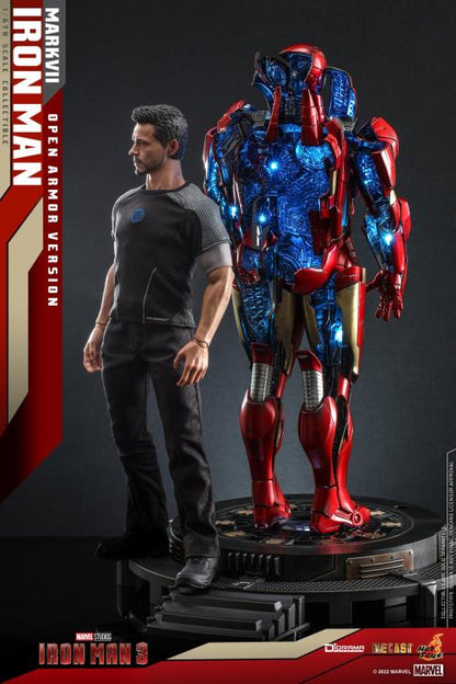 Hot Toys - DS004D51 - Iron Man 3: 1/6 Scale Diecast Iron Man Mark VII (Open Armor Version)