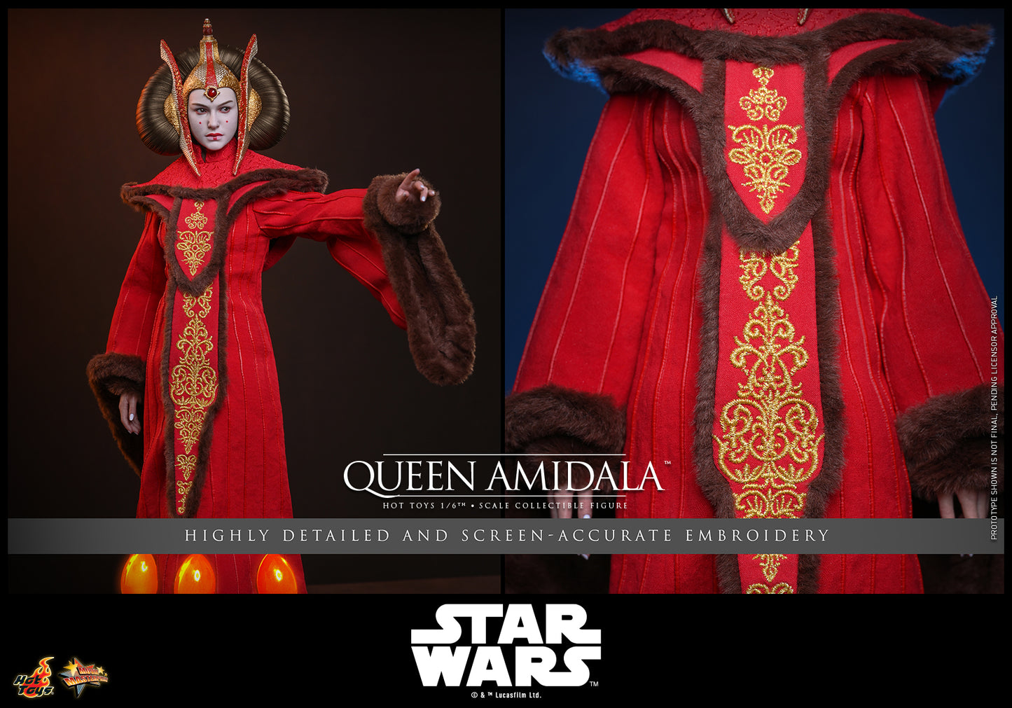 Hot Toys - MMS883 - Star Wars: The Phantom Menace: Queen Amidala 1/6th scale Collectible Figure - Pre-order NOW