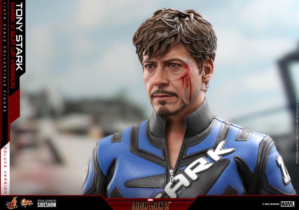 Hot Toys - MMS600 - Iron Man 2: Tony Stark (Mark V Suit Up Ver.) Deluxe