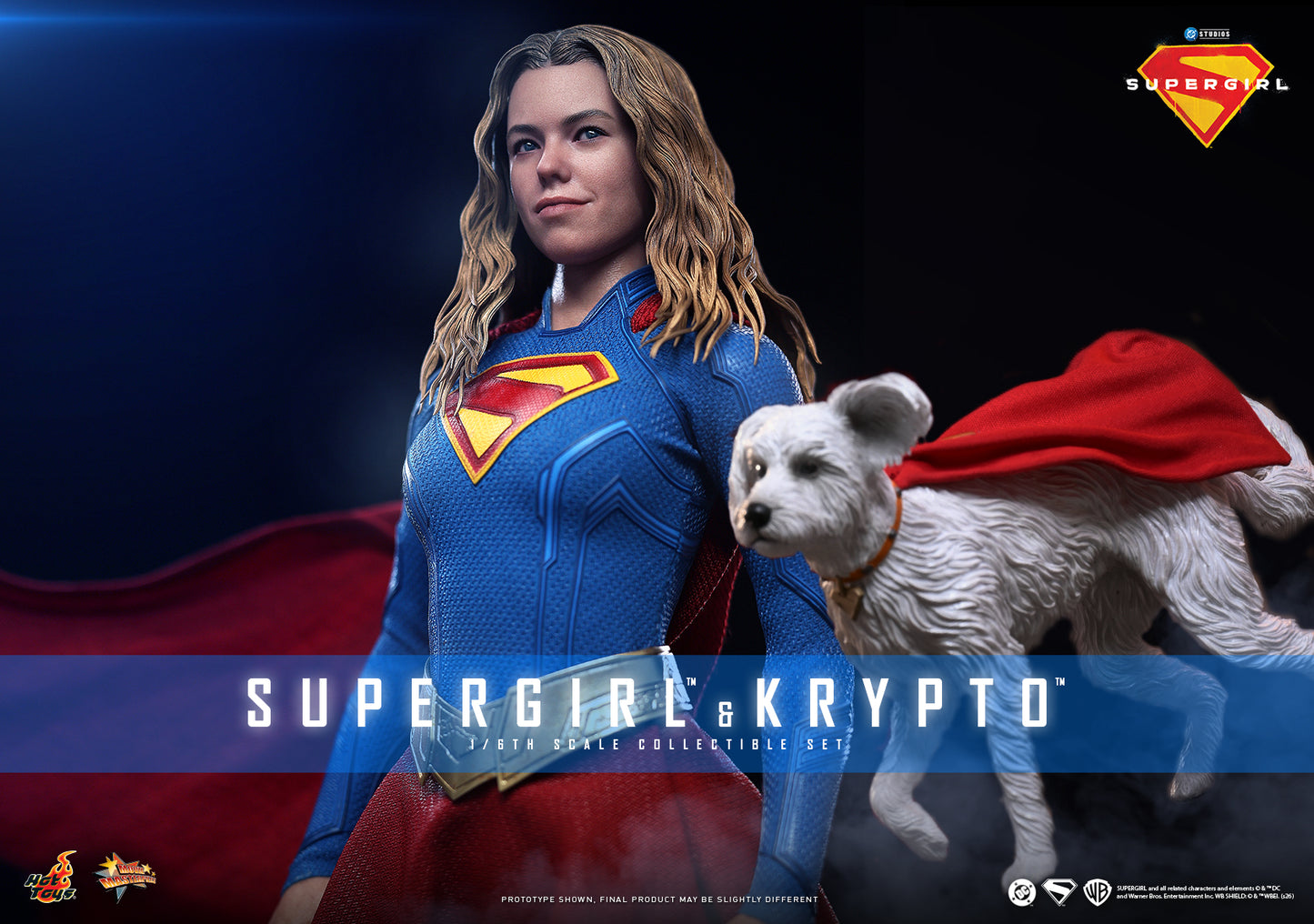 Hot Toys – MMS869 – Supergirl: Supergirl & Krypto 1/6th scale Collectible Figure - Preorder