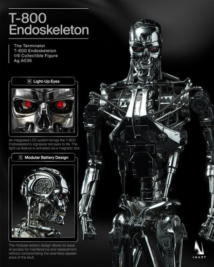 Inart Collectibles - The Terminator: T-800 Endoskeleton 1/6 Collectible Figure Pre-order