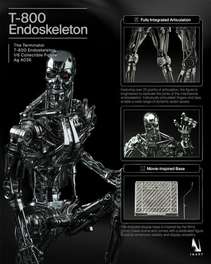 Inart Collectibles - The Terminator: T-800 Endoskeleton 1/6 Collectible Figure Pre-order