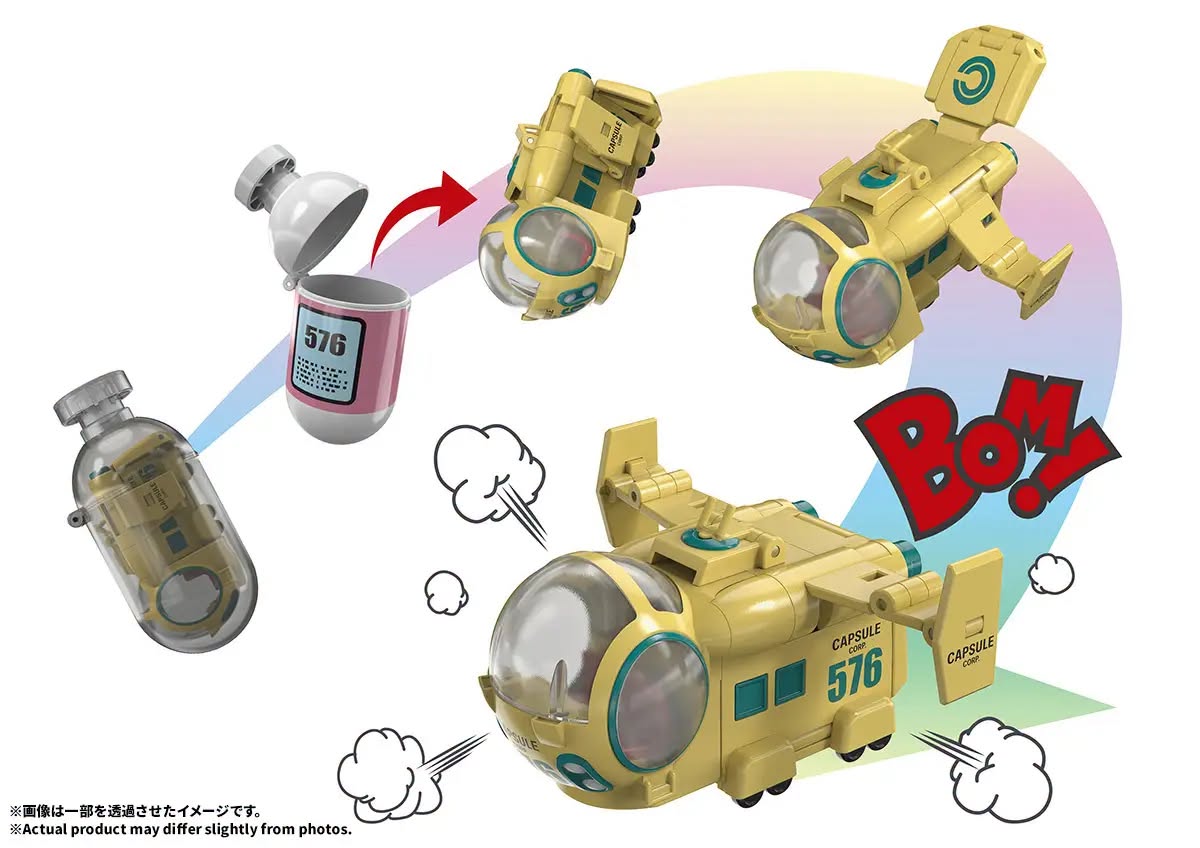 Tamashii Nations - Changeart: HOIPOI CAPSULE No.576 BULMA’S AIRPLANE Pre-order