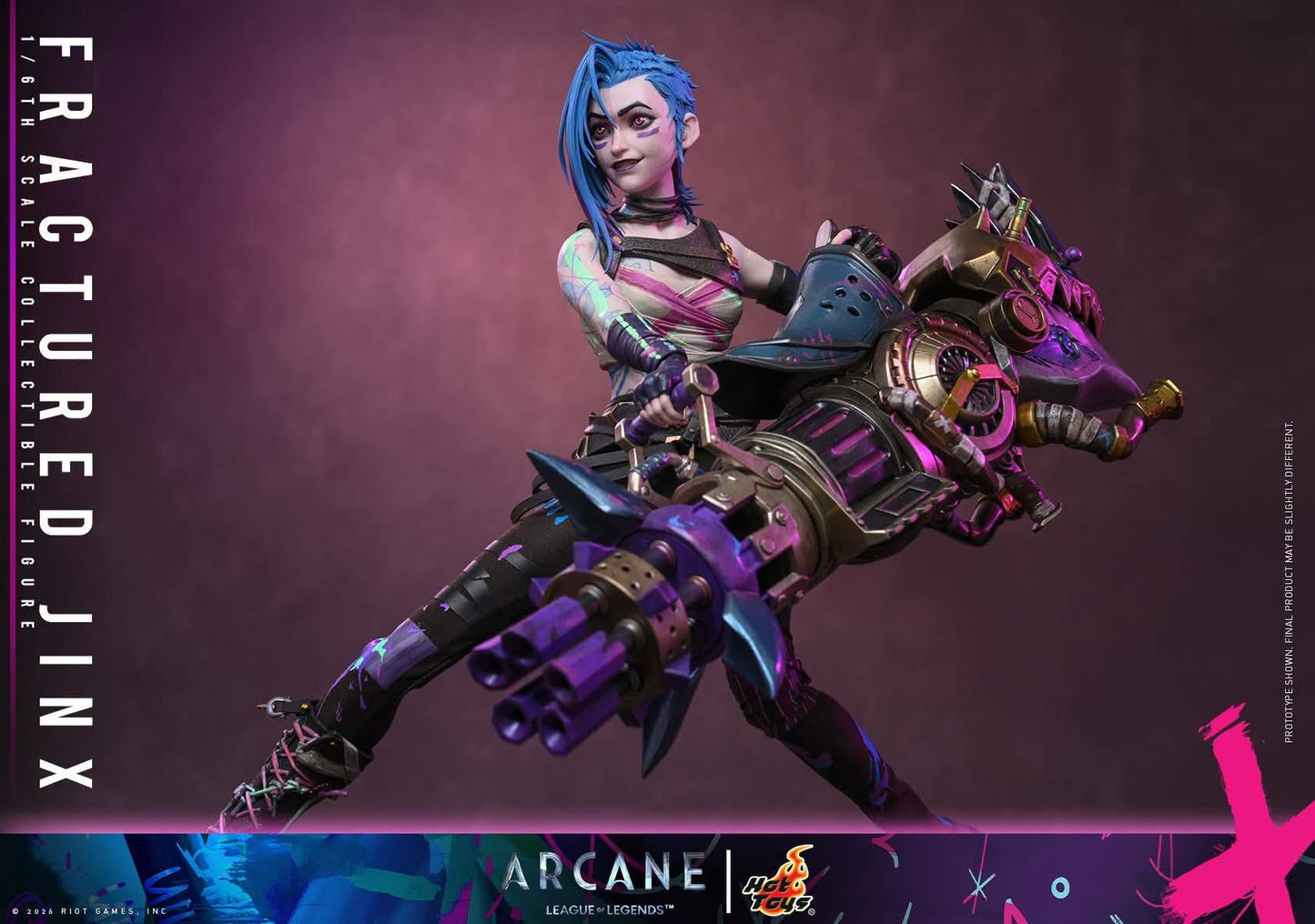 Hot Toys - TMS183- Arcane: Fractured Jinx 1/6th Scale Collectible Figure Pre-order