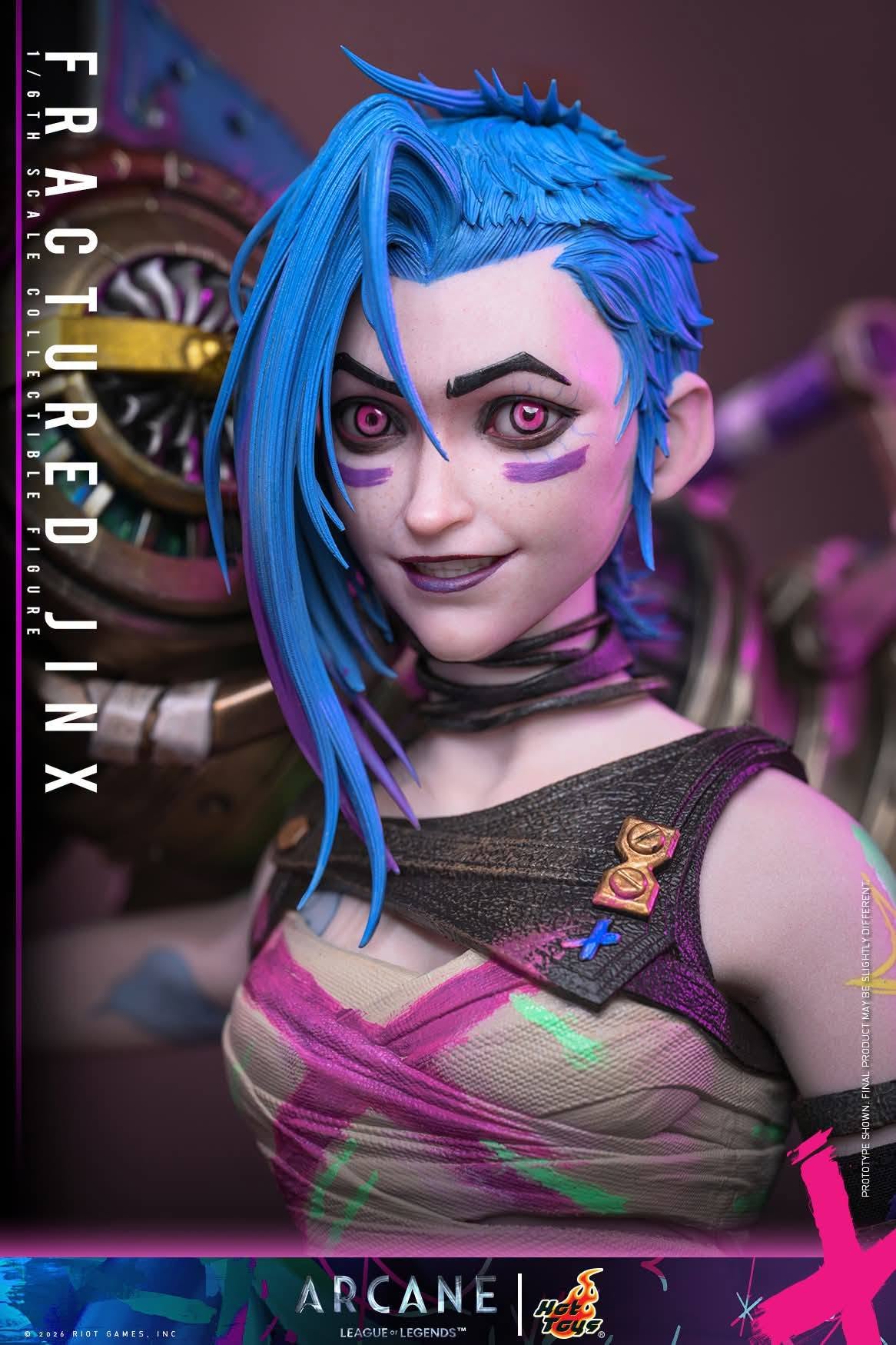 Hot Toys - TMS183- Arcane: Fractured Jinx 1/6th Scale Collectible Figure Pre-order