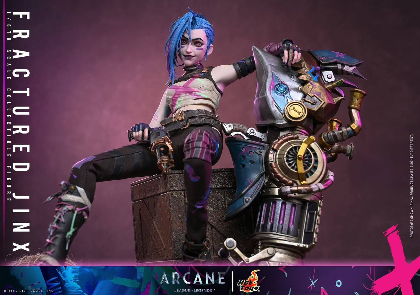 Hot Toys - TMS183- Arcane: Fractured Jinx 1/6th Scale Collectible Figure Pre-order