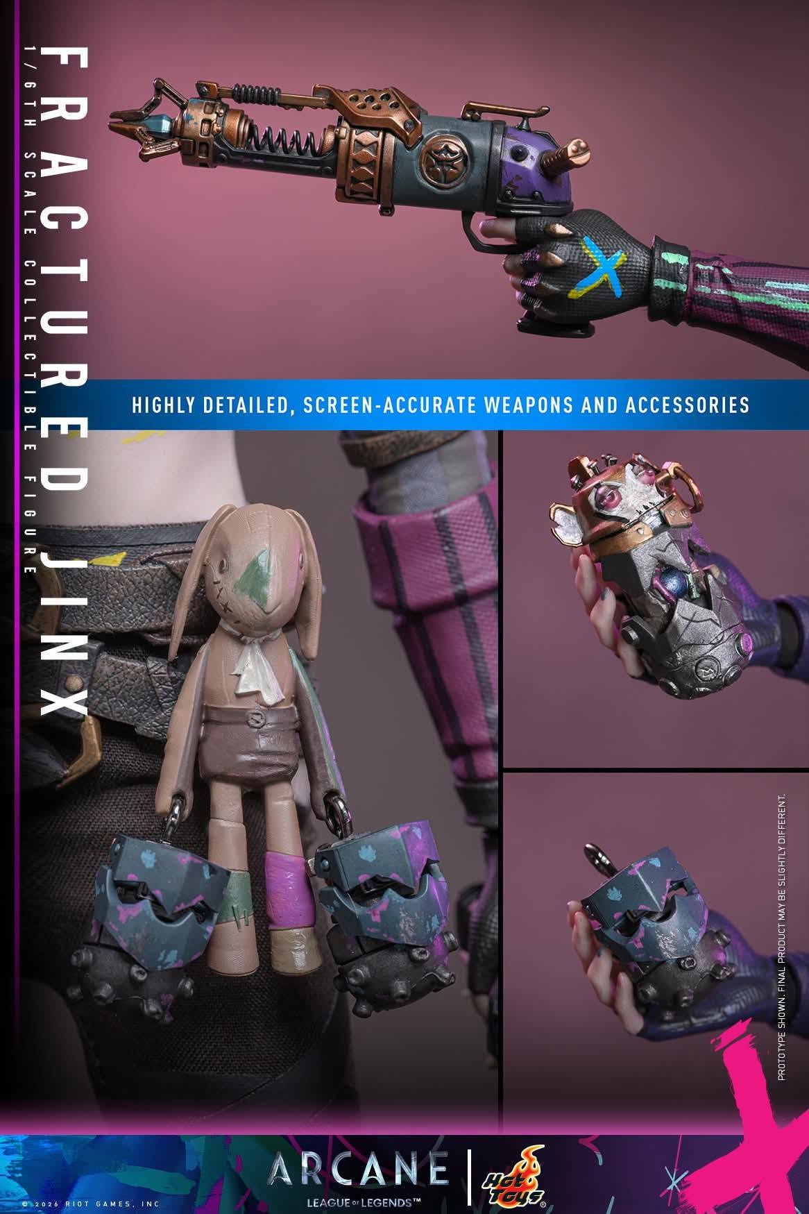 Hot Toys - TMS183- Arcane: Fractured Jinx 1/6th Scale Collectible Figure Pre-order