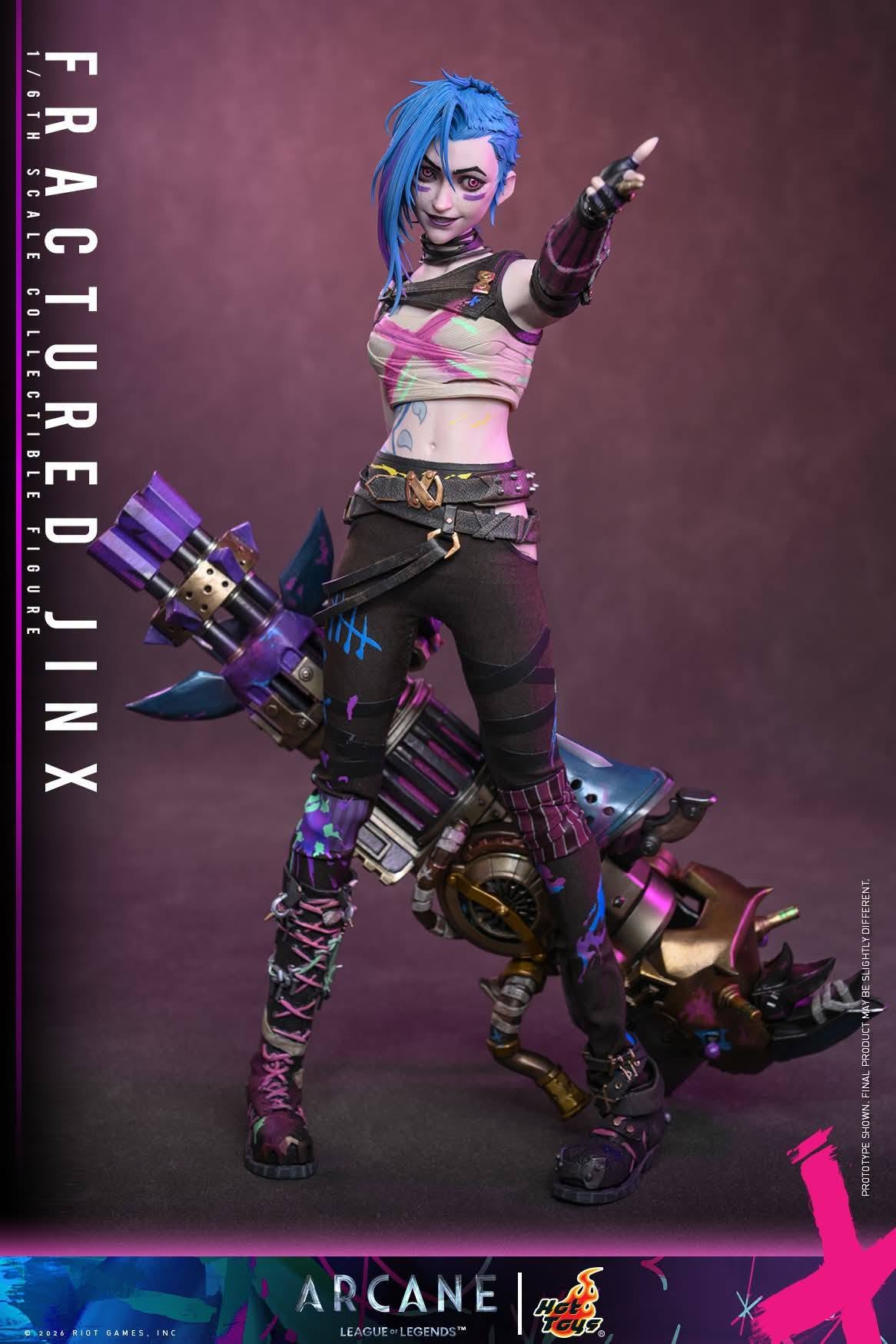 Hot Toys - TMS183- Arcane: Fractured Jinx 1/6th Scale Collectible Figure Pre-order