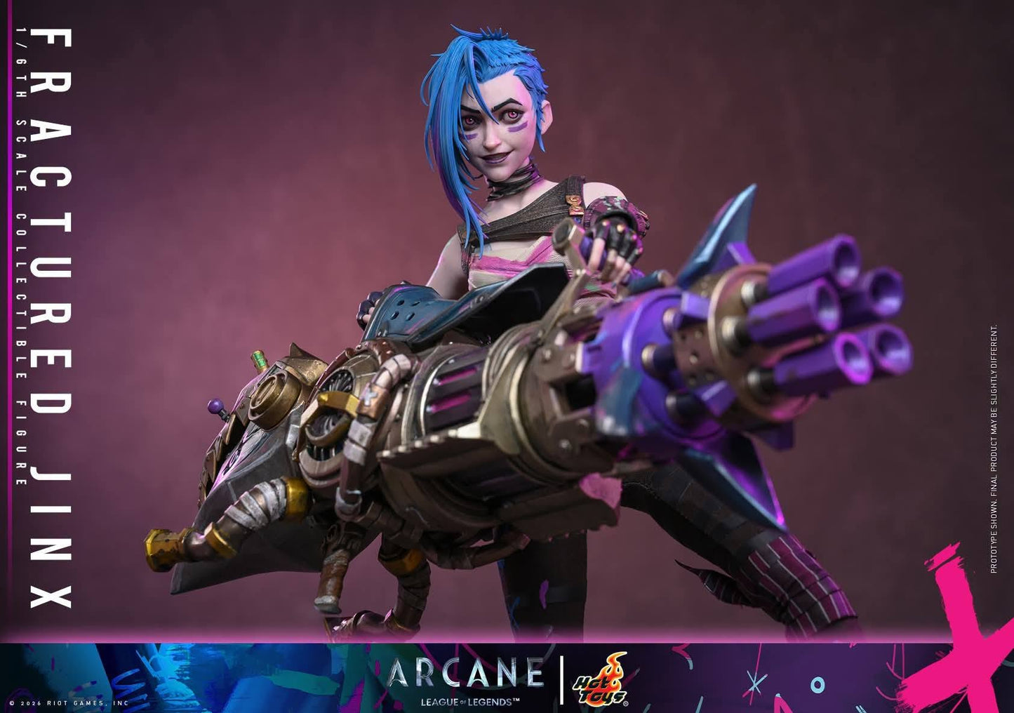 Hot Toys - TMS183- Arcane: Fractured Jinx 1/6th Scale Collectible Figure Pre-order