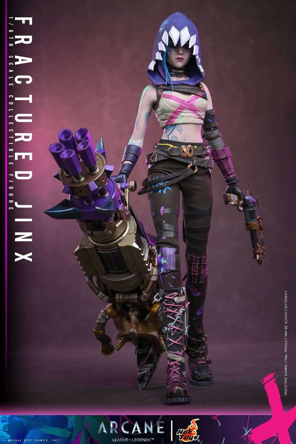 Hot Toys - TMS183- Arcane: Fractured Jinx 1/6th Scale Collectible Figure Pre-order