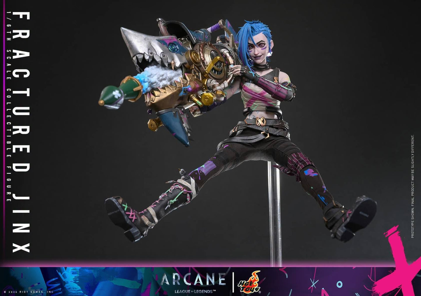 Hot Toys - TMS183- Arcane: Fractured Jinx 1/6th Scale Collectible Figure Pre-order