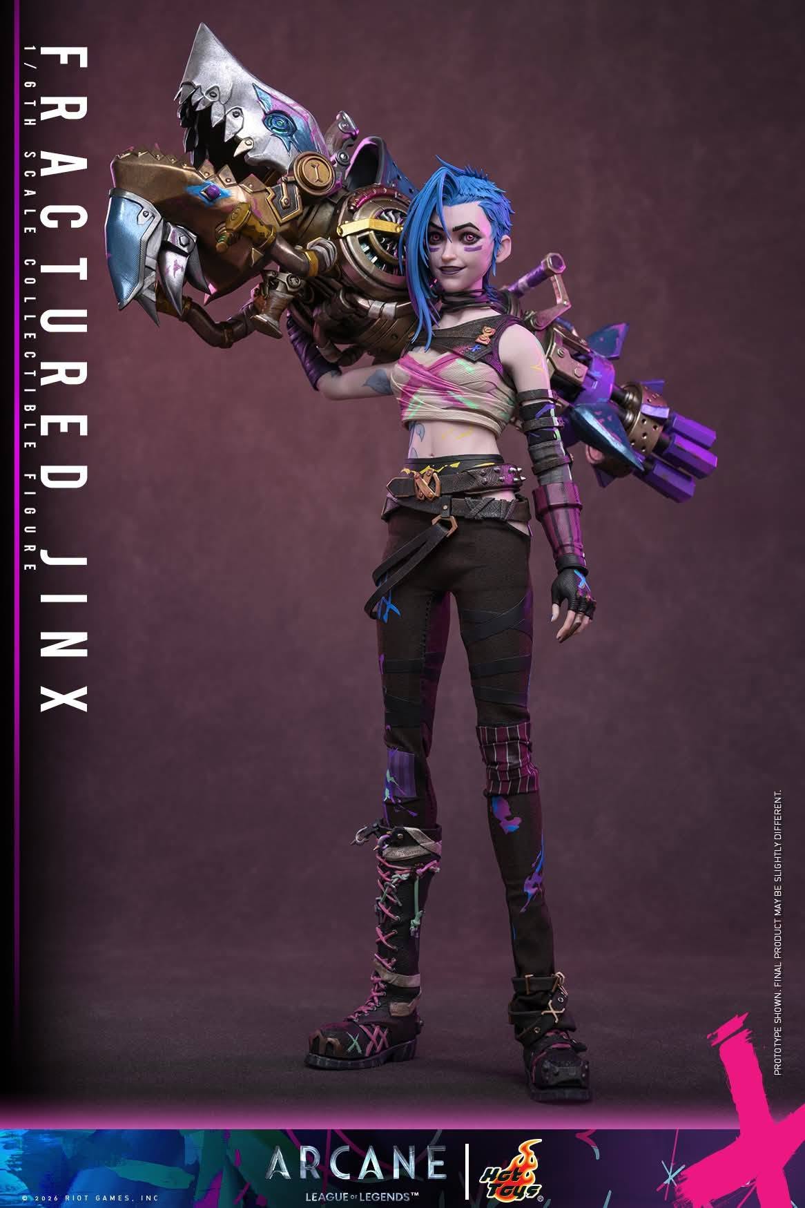 Hot Toys - TMS183- Arcane: Fractured Jinx 1/6th Scale Collectible Figure Pre-order