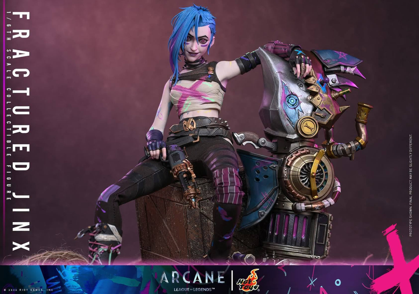 Hot Toys - TMS183- Arcane: Fractured Jinx 1/6th Scale Collectible Figure Pre-order