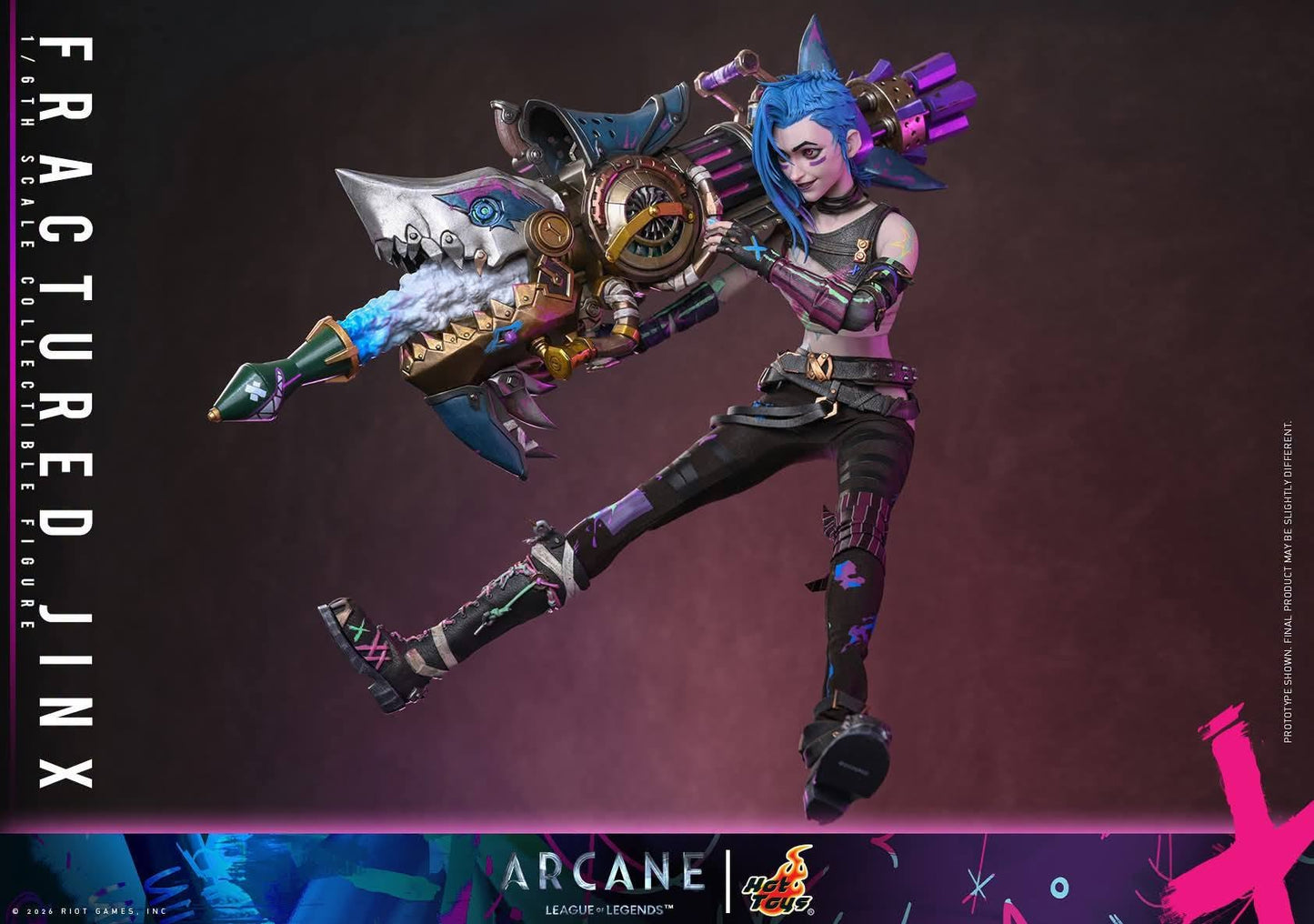 Hot Toys - TMS183- Arcane: Fractured Jinx 1/6th Scale Collectible Figure Pre-order