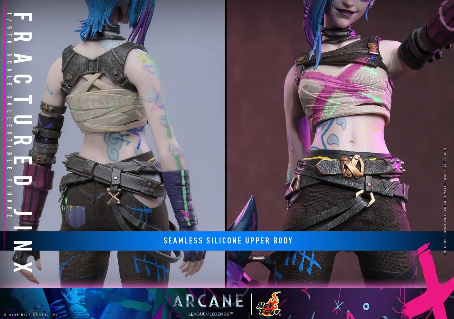 Hot Toys - TMS183- Arcane: Fractured Jinx 1/6th Scale Collectible Figure Pre-order