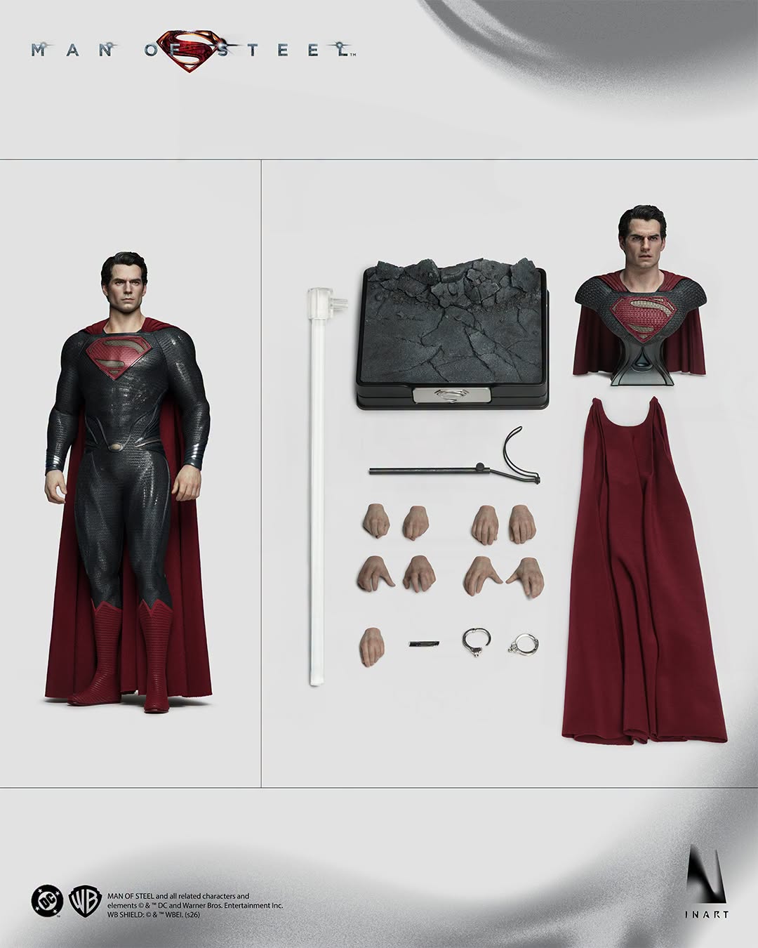 Inart Collectibles - Man of Steel: Superman 1/6th scale Collectibles Figure Pre-order