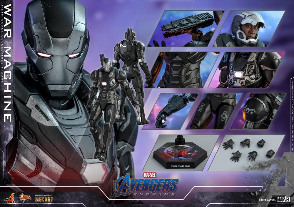 PRE-LOVED - Hot Toys - MMS530D31 - Avengers Endgame: War Machine Mark 6