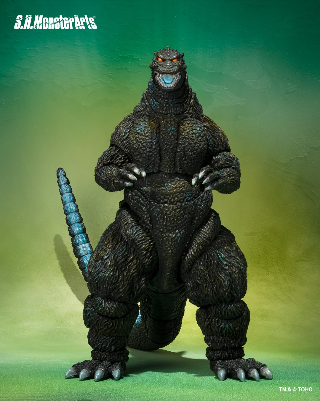 Tamashii Nations - S.H.MonsterArts - GODZILLA [GODZILLA VS. MECHAGODZILLA Ⅱ POSTER COLORING VER.] -Movie Graphic Plus- Preorder Now!