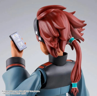 Tamashii Nations - S.H.Figuarts - Mobile Suit Gundam: The Witch From Mercury: Suletta Mercury (Regular Uniform Ver.) Action Figure with Option Set