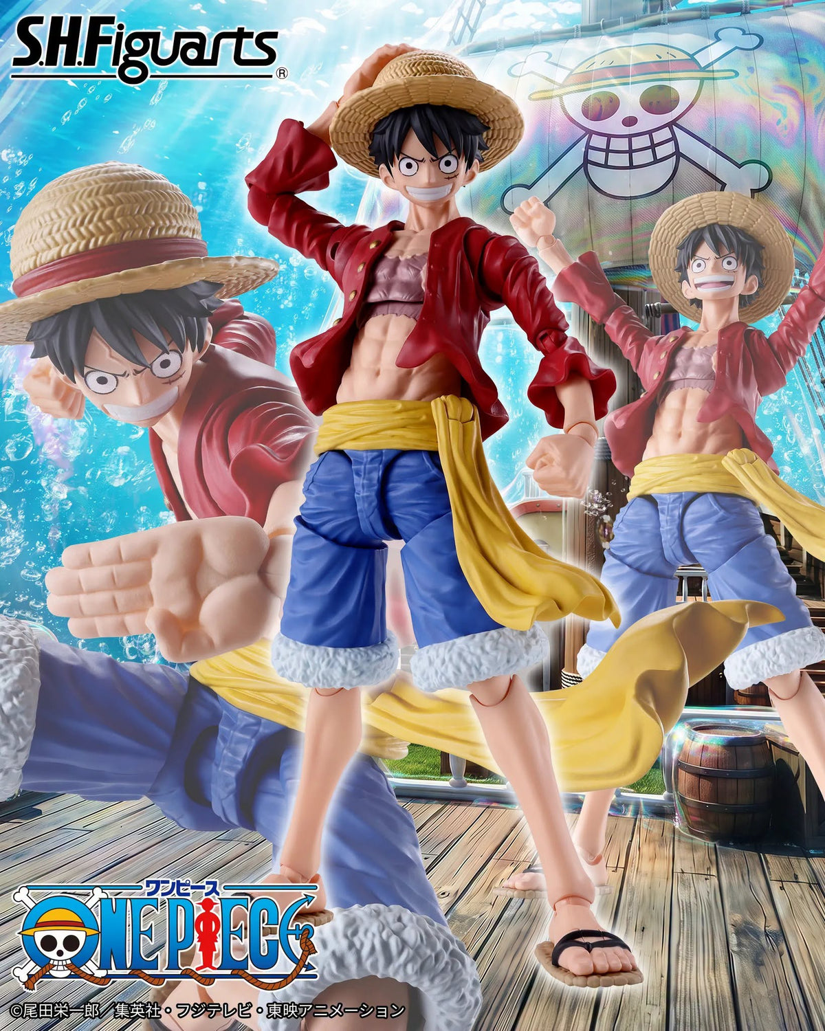 Tamashii Nations - S.H.Figuarts - One Piece: MONKEY.D.LUFFY -TWO YEARS LATER-  Preorder