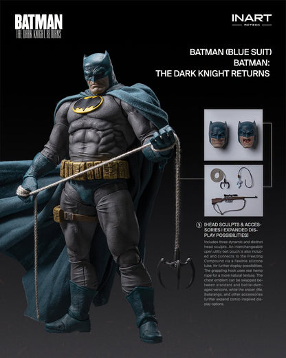 INART Collectibles - Batman The Dark Knight Returns -  1/12 Scale Batman (Blue Suit) Pre-order Now