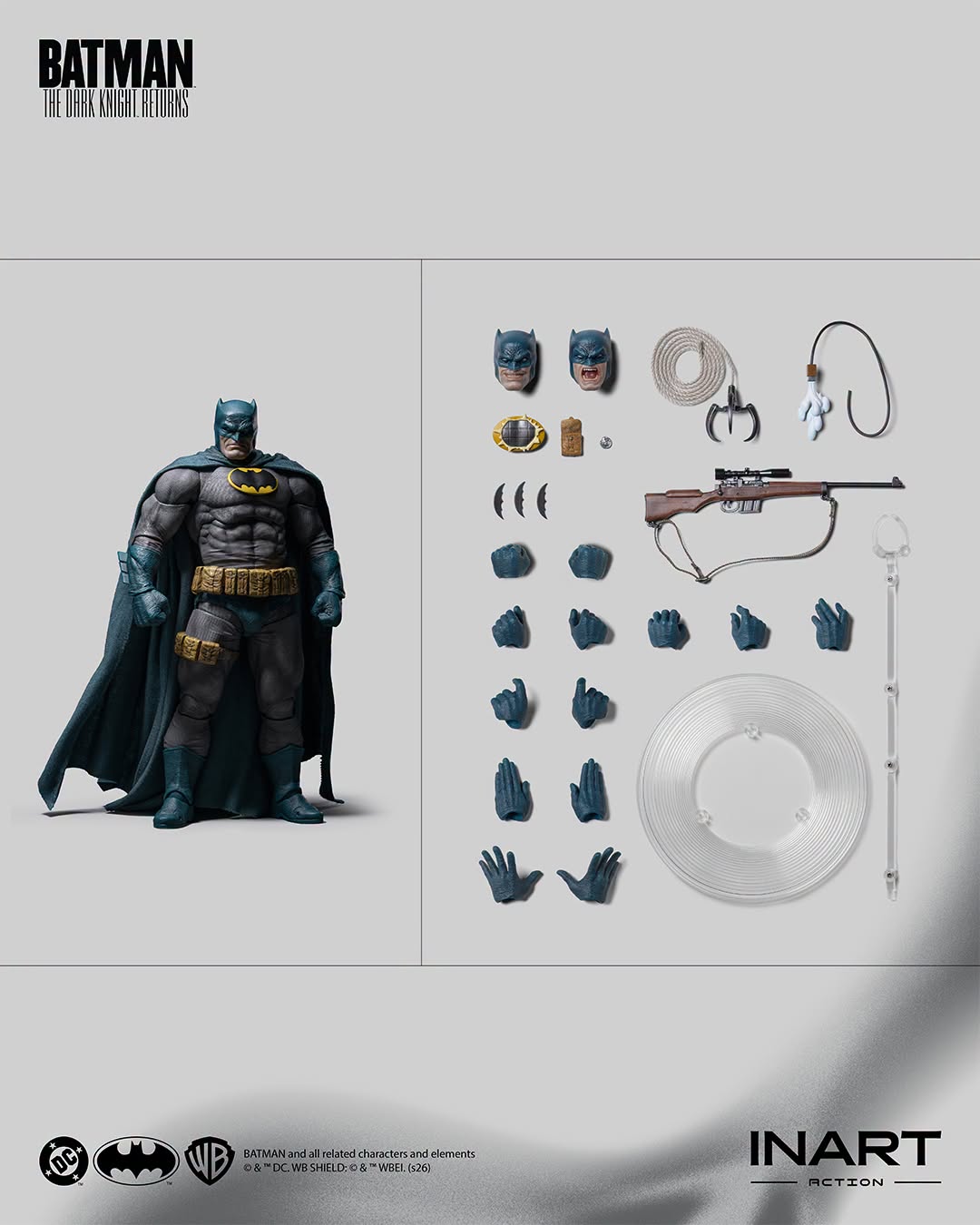 INART Collectibles - Batman The Dark Knight Returns -  1/12 Scale Batman (Blue Suit) Pre-order Now