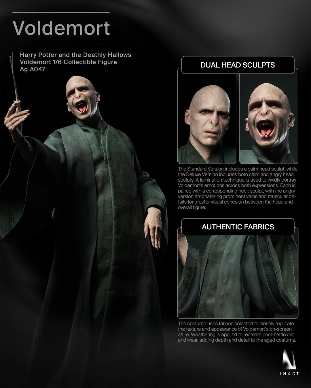 INART Collectibles - Harry Potter and the Deathly Hallows - Voldemort (Deluxe Version) Pre-order Now