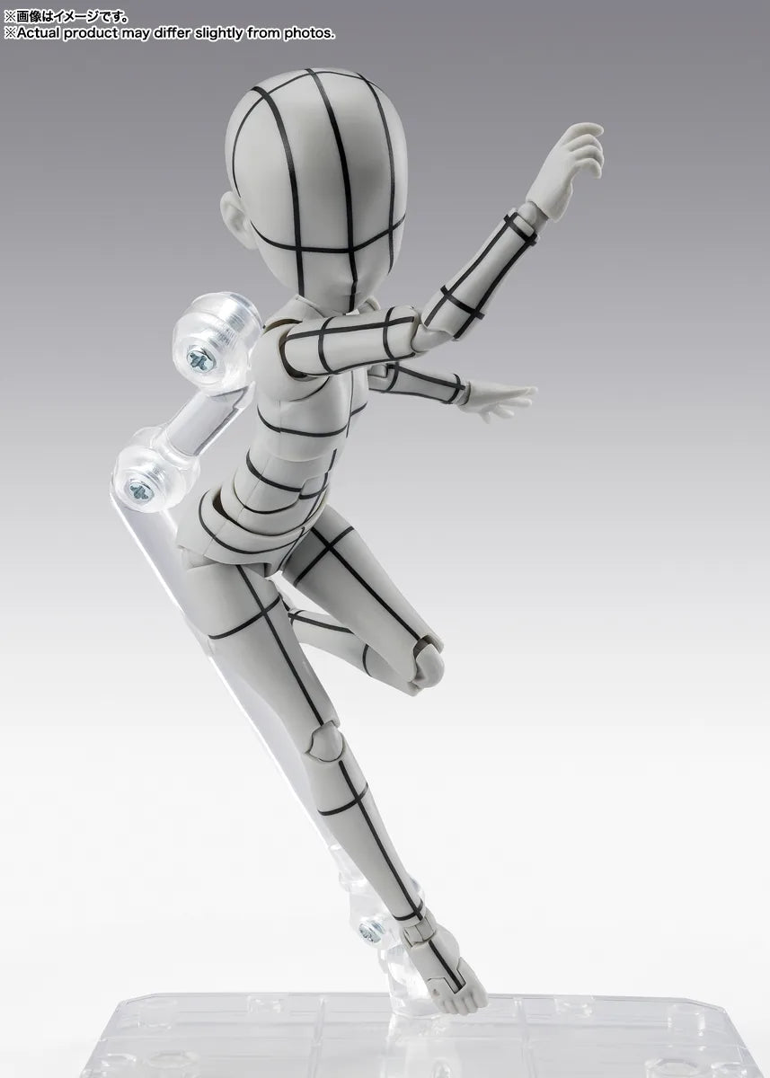 Tamashii Nations - S.H.Figuarts - BODY-CHAN -KEN SUGIMORI- Edition -WIREFRAME-(Gray Color Ver.)