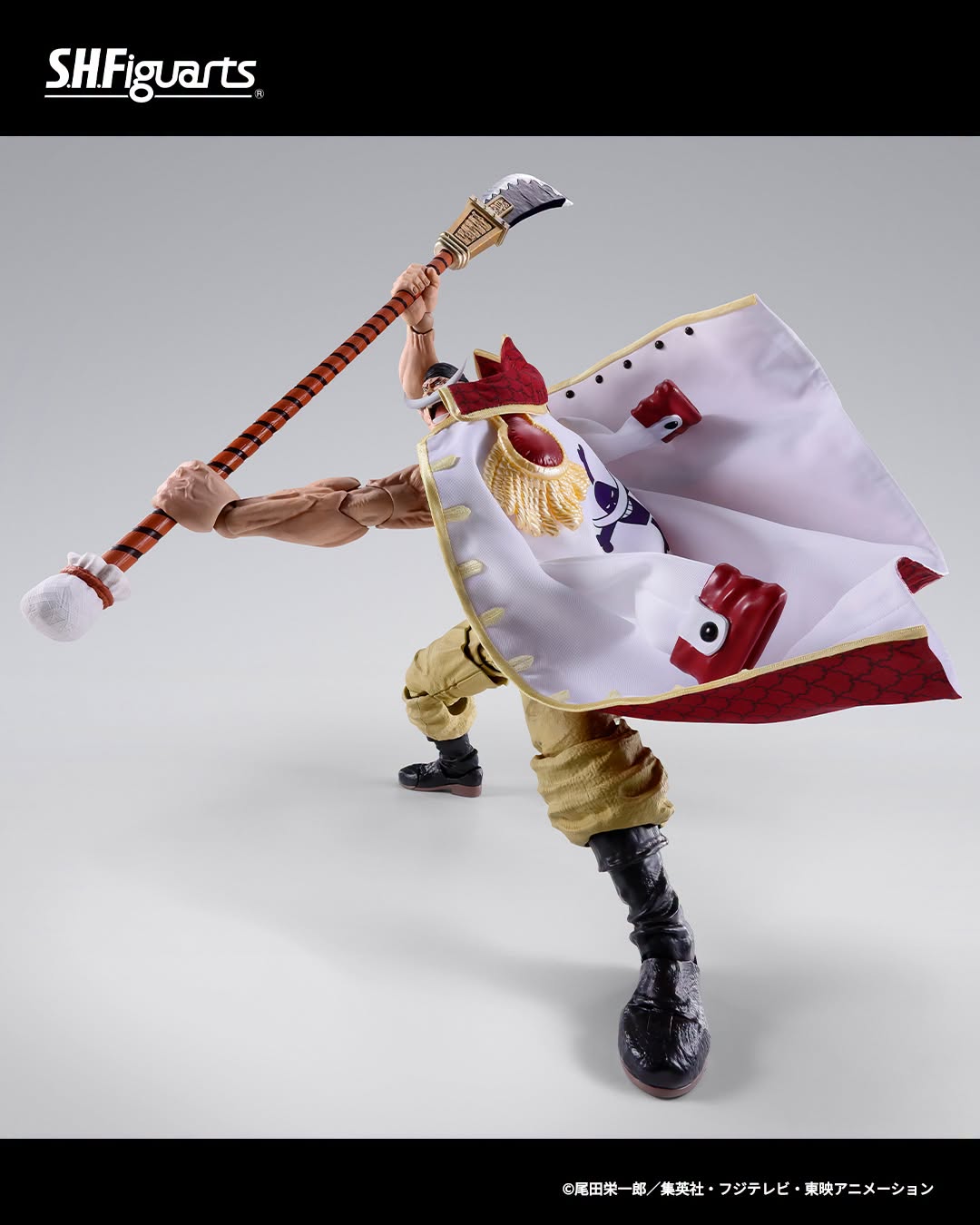 Tamashii Nations Web Exclusive - S.H.Figuarts - One Piece: EDWARD.NEWGATE -MARINEFORD- Pre-order Now