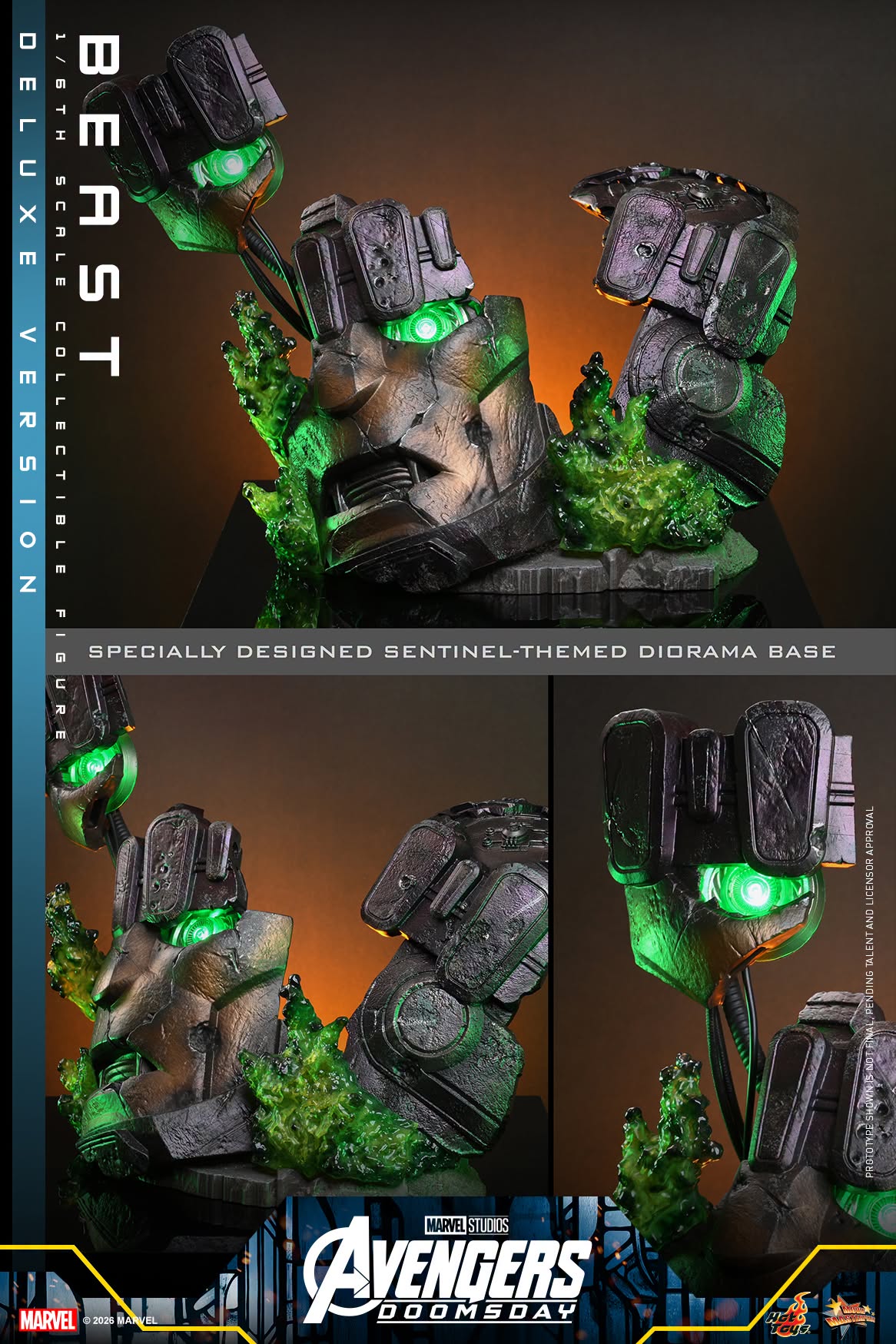 Hot Toys – MMS921 – Avengers: Doomsday: Beast (Deluxe Version) 1/6th scale Collectible Figure - Preorder Now