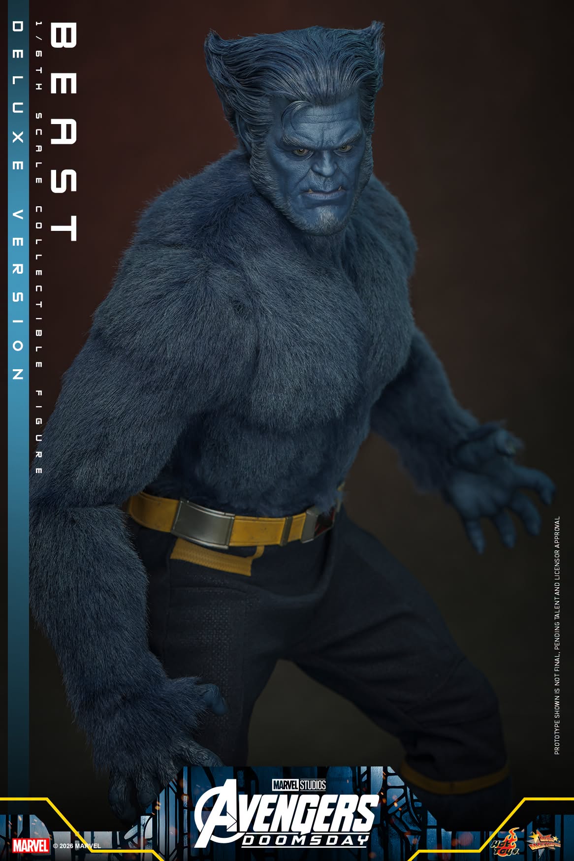 Hot Toys – MMS921 – Avengers: Doomsday: Beast (Deluxe Version) 1/6th scale Collectible Figure - Preorder Now
