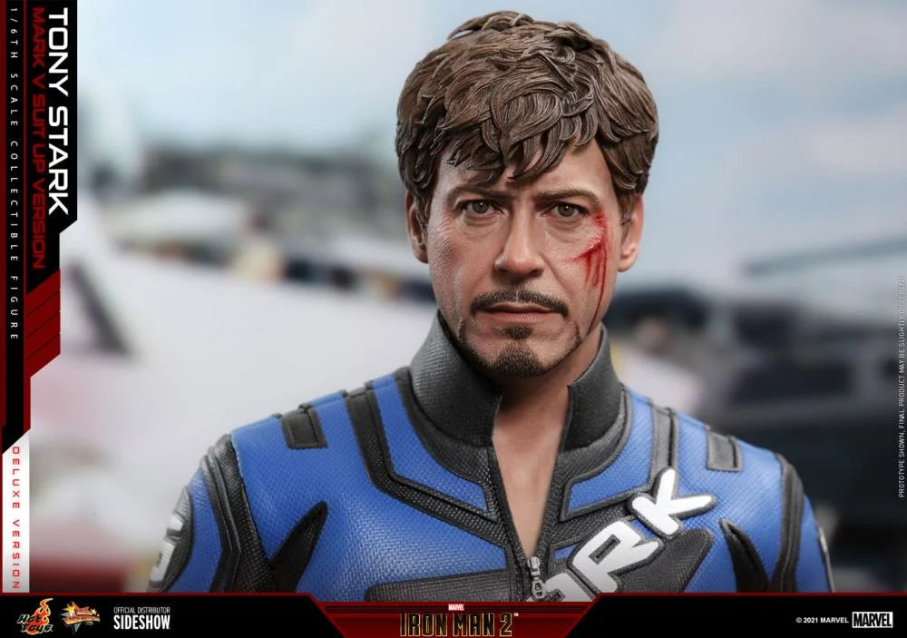 Hot Toys - MMS600 - Iron Man 2: Tony Stark (Mark V Suit Up Ver.) Deluxe