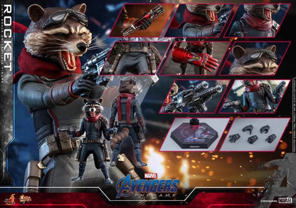 PRE-LOVED - Hot Toys - MMS548 - Avengers Endgame: Rocket