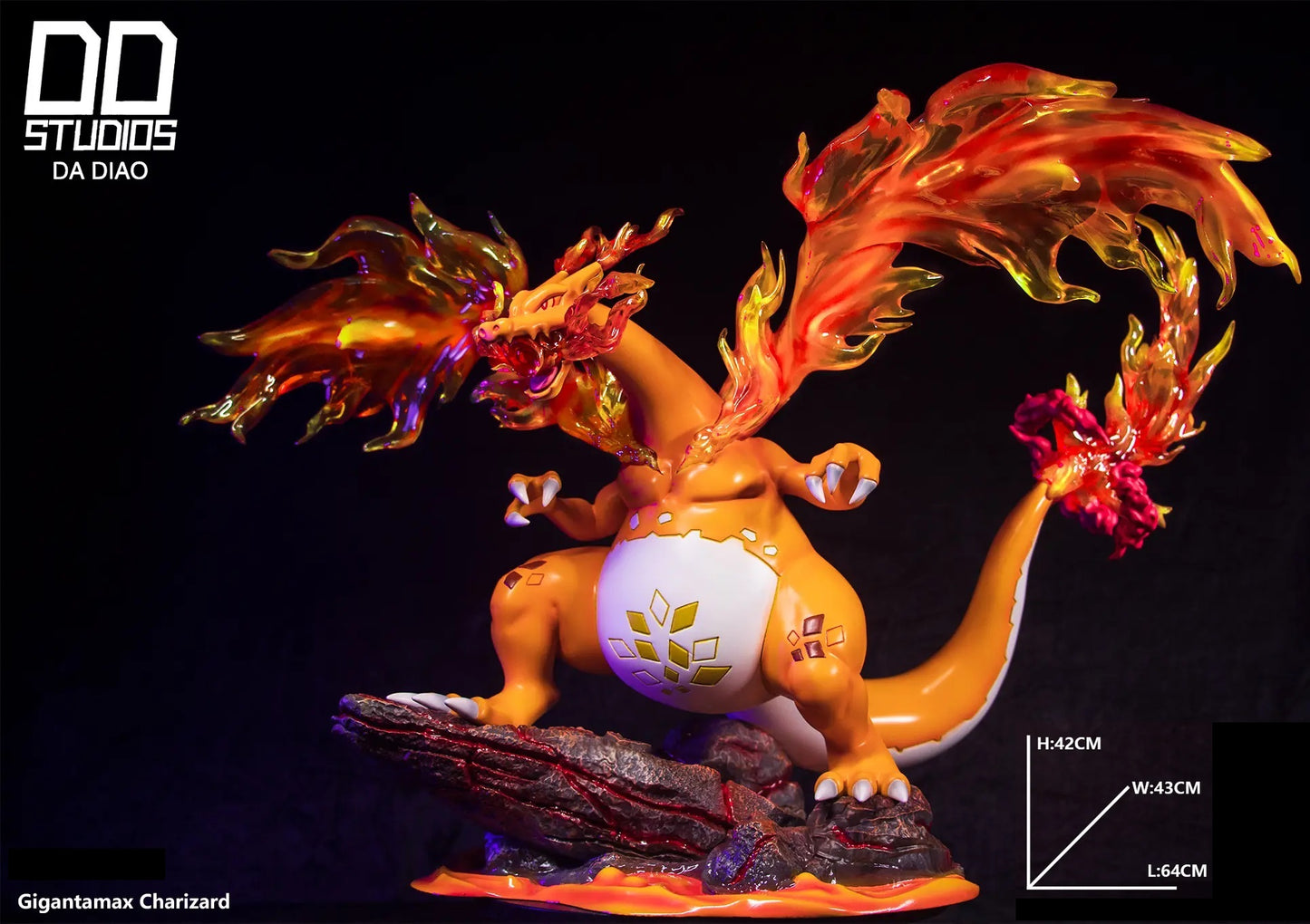 GK Statue - DD Studios - Pokemon: Dynamax Charizard Resin Statue